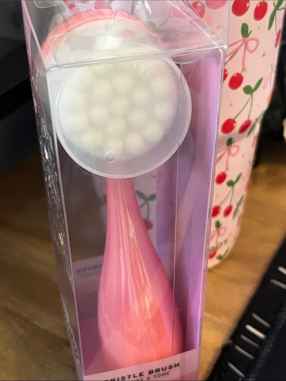 2-in-1 Facial Cleansing Brush - Pink